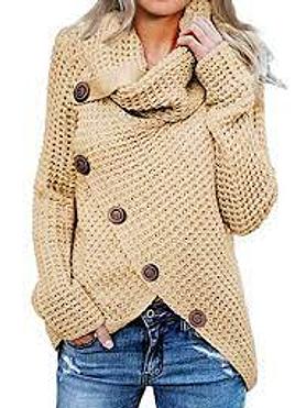 Asymetric Sweater With Wide Sleeves