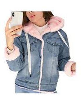 Denim Hooded Jacket